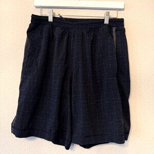 Lululemon Pace Breaker Lined Running Training Shorts - size large, black